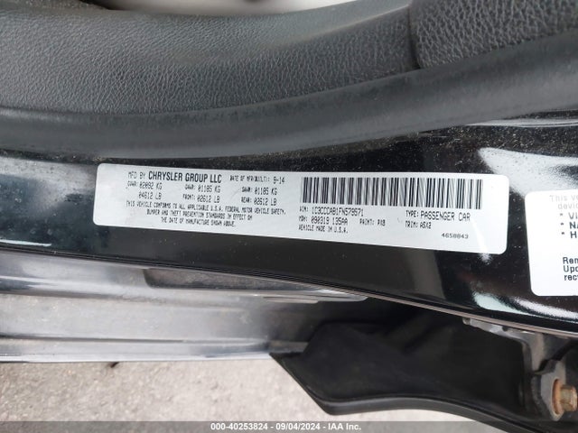 1C3CCCAB1FN579571 Chrysler 200 Limited