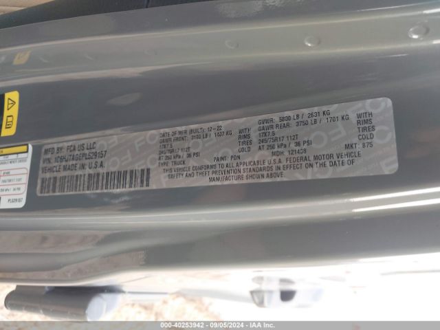 1C6HJTAG6PL529157 Jeep Gladiator Sport S 4x4