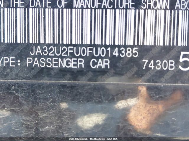 JA32U2FU0FU014385 Mitsubishi LANCER ES