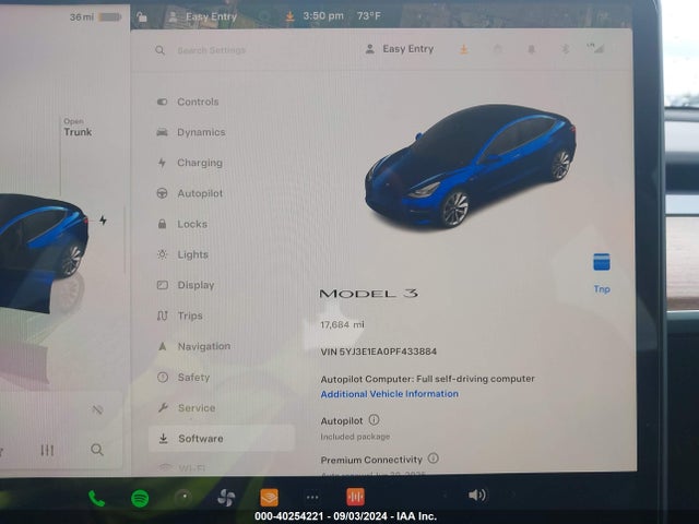 2023 TESLA MODEL 3 5YJ3E1EA0PF433884 Photo 6