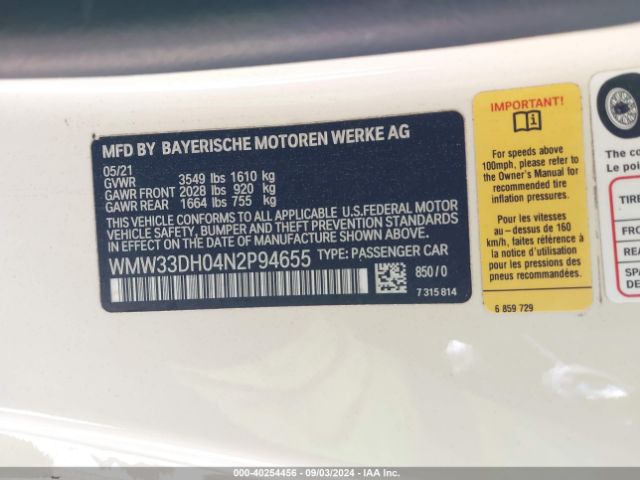 WMW33DH04N2P94655 Mini Hardtop Cooper