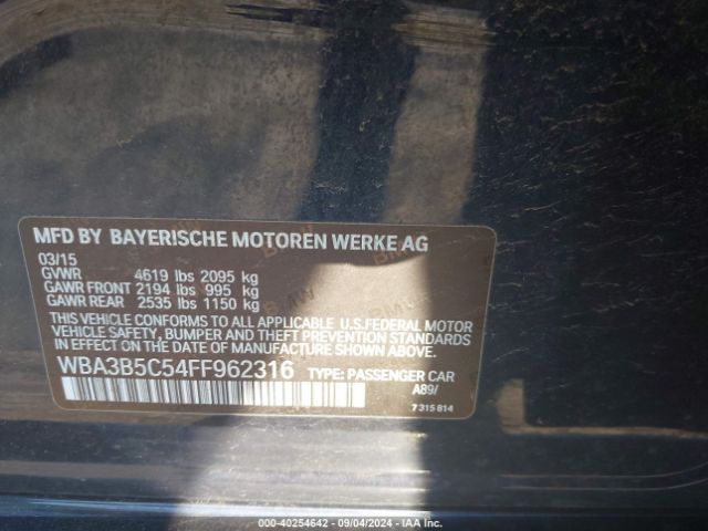2015 BMW 328I WBA3B5C54FF962316 Photo 8