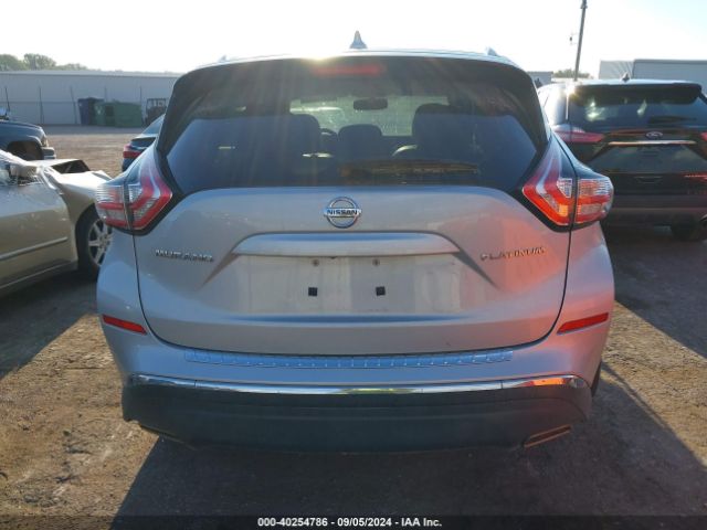 5N1AZ2MG6JN104991 Nissan Murano Platinum