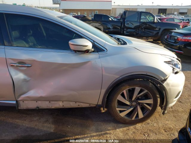 5N1AZ2MG6JN104991 Nissan Murano Platinum