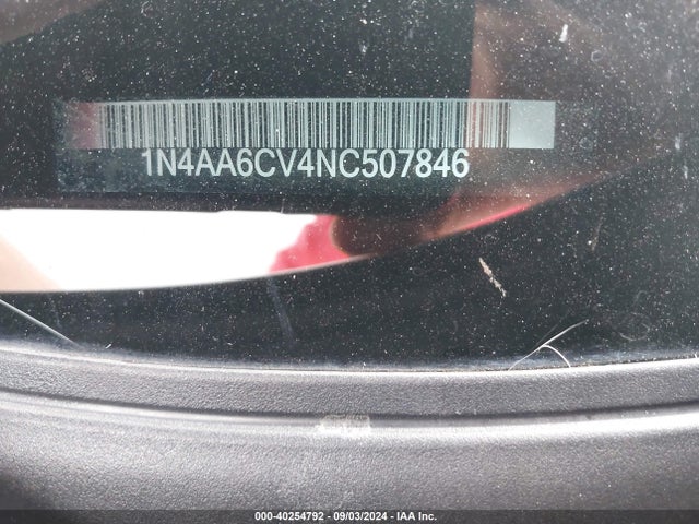 Nissan Maxima Sv Xtronic Cvt 2022 1N4AA6CV4NC507846 Image 9