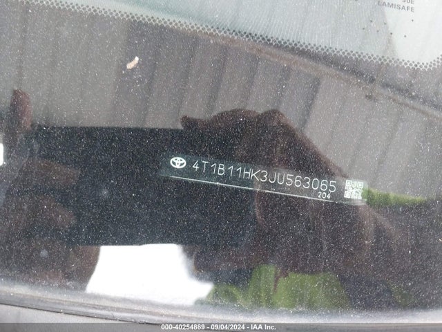 Toyota CAMRY SE 2018 4T1B11HK3JU563065 Image 9