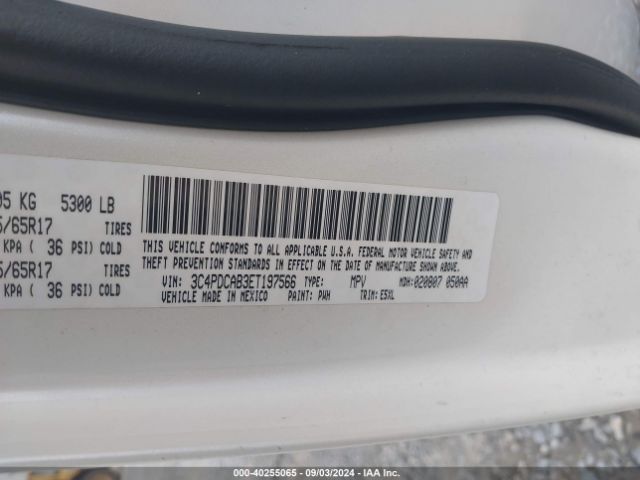 3C4PDCAB3ET197566 Dodge Journey American Value Pkg