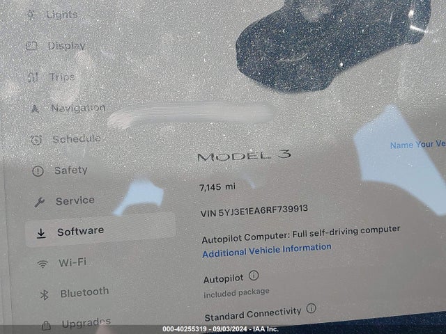 Tesla Model 3 Rear-wheel Drive 2024 5YJ3E1EA6RF739913 Image 15