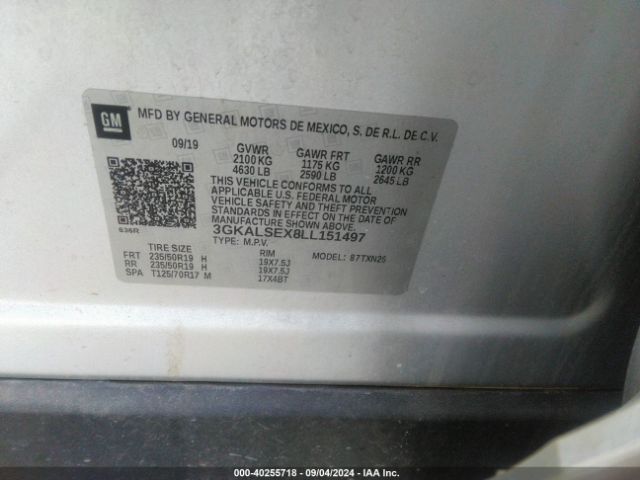 3GKALSEX8LL151497 GMC Terrain Denali