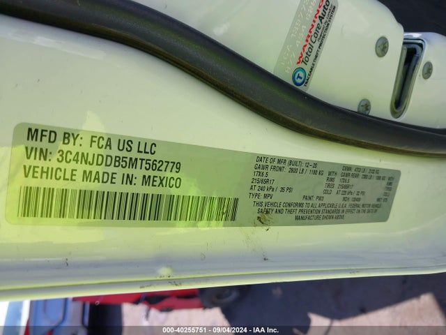 Jeep Compass Trailhawk 4x4 2021 3C4NJDDB5MT562779 Image 9