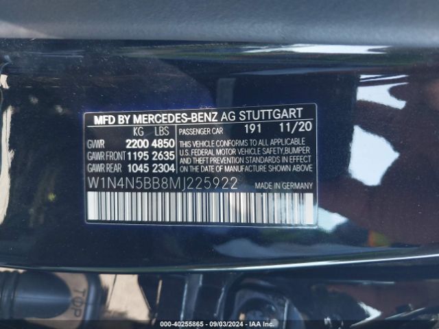 W1N4N5BB8MJ225922 Mercedes-Benz Amg Gla 35 4matic