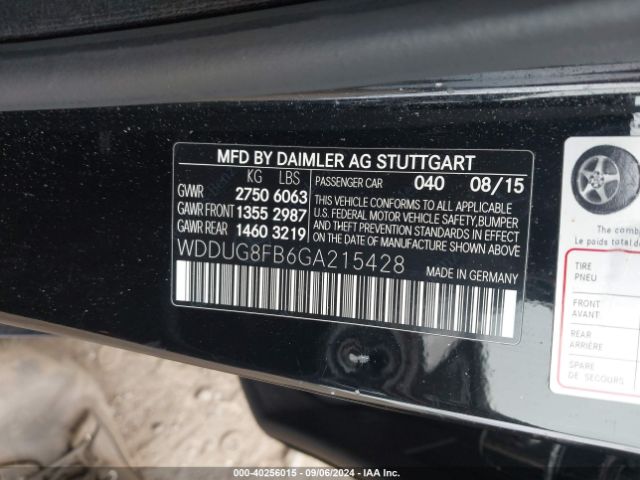 WDDUG8FB6GA215428 Mercedes-Benz S 550 4matic