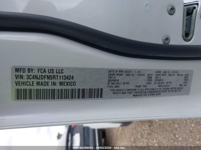 3C4NJDFN5RT113424 Jeep Compass Latitude Lux Fwd