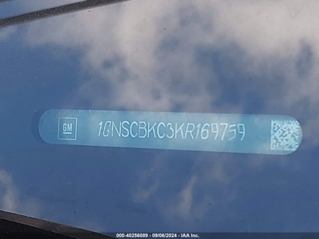 Chevrolet Tahoe Lt 2019 1GNSCBKC3KR169759 Image 9