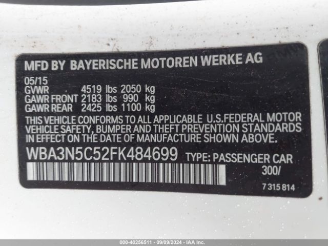 WBA3N5C52FK484699 BMW 428i Xdrive