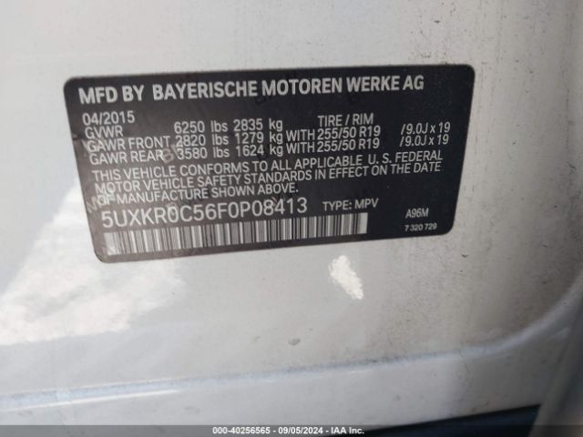 5UXKR0C56F0P08413 BMW X5 Xdrive35i