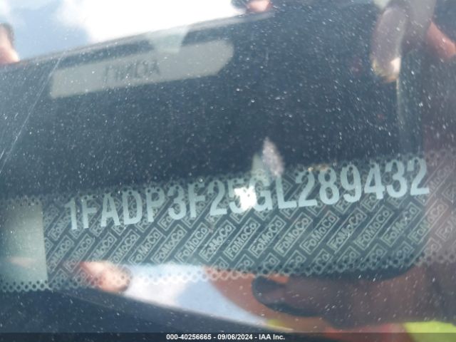 1FADP3F25GL289432 Ford FOCUS SE