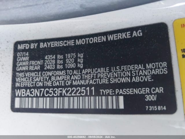 WBA3N7C53FK222511 BMW 428i