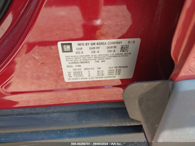 KL4MMDSL1MB048633 Buick Encore Gx Fwd Select