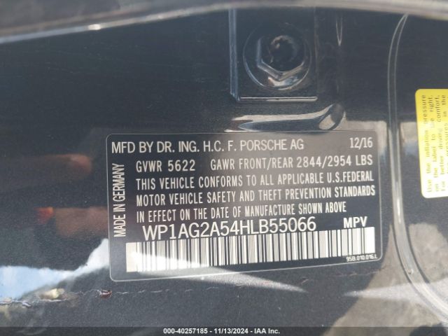 WP1AG2A54HLB55066 Porsche Macan Gts