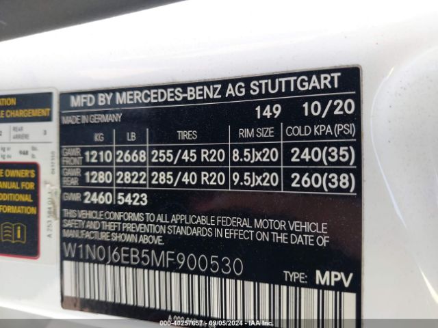 W1N0J6EB5MF900530 Mercedes-Benz Amg Glc 43 Coupe 4matic