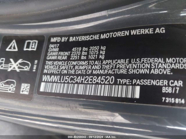 WMWLU5C34H2E84520 Mini Clubman Cooper S
