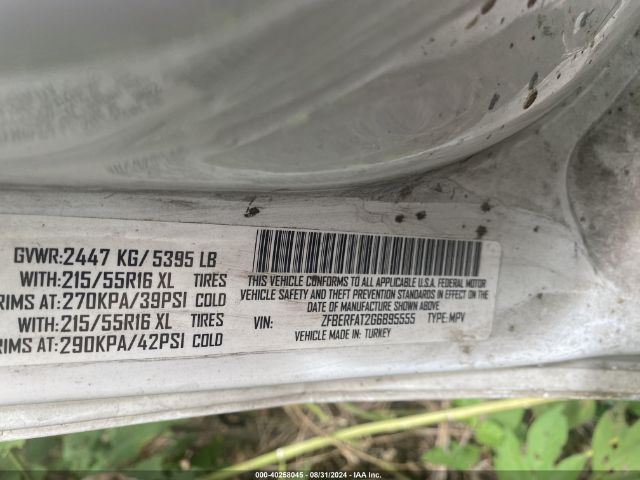 ZFBERFAT2G6B95555 RAM Promaster City Tradesman