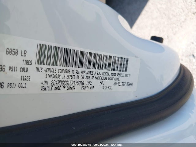 Dodge Grand Caravan Sxt 2014 2C4RDGCG1ER175318 Image 9