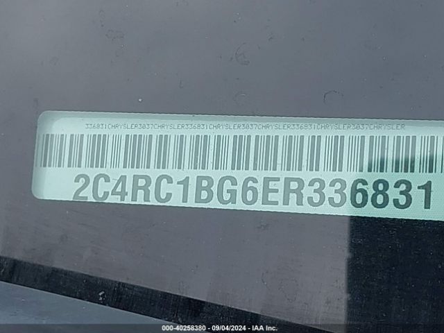 2C4RC1BG6ER336831 Chrysler Town & Country Touring
