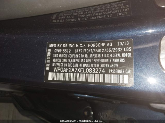 WP0AF2A7XEL083274 Porsche Panamera Gts