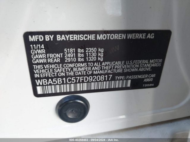WBA5B1C57FD920817 BMW 535i