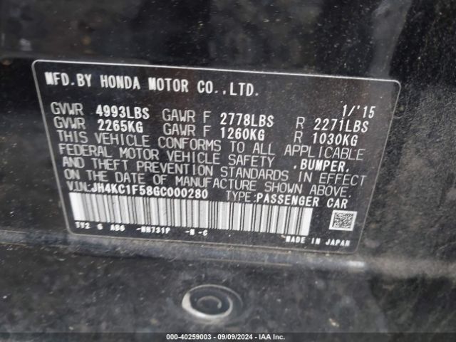 JH4KC1F58GC000280 Acura Rlx Tech Pkg