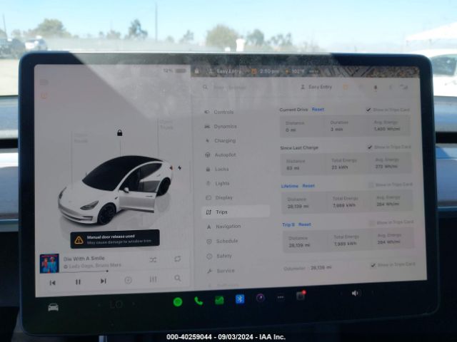5YJ3E1EC8NF357510 Tesla Model 3 Performance Dual Motor All-wheel Drive