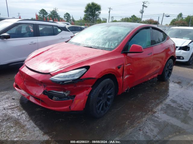2022 TESLA MODEL Y 7SAYGDEE7NF387412 Photo 1