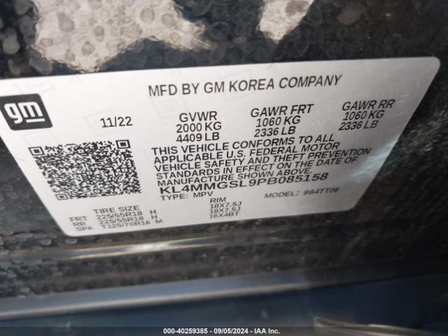 2023 BUICK ENCORE GX KL4MMGSL9PB085158 Photo 8