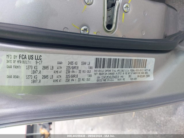 1C4PJMCX3JD546510 Jeep Cherokee Latitude 4x4