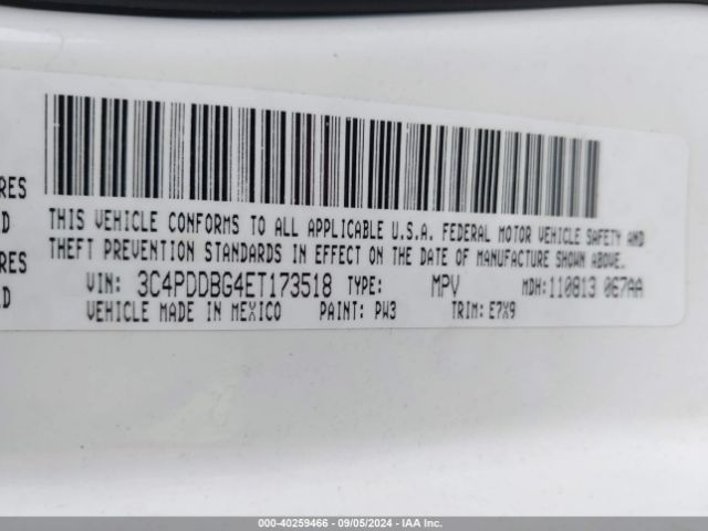 3C4PDDBG4ET173518 Dodge Journey Sxt
