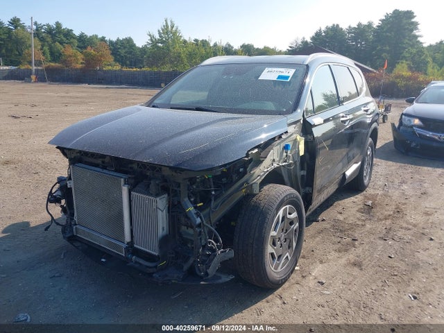 Hyundai Santa Fe Hybrid Blue 2022 KM8S2DA14NU018465 Image 2