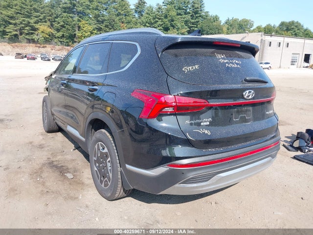 Hyundai Santa Fe Hybrid Blue 2022 KM8S2DA14NU018465 Image 3