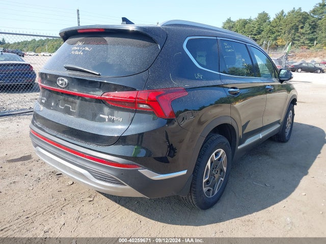 Hyundai Santa Fe Hybrid Blue 2022 KM8S2DA14NU018465 Image 4