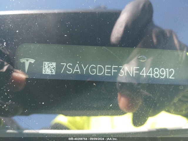 2022 TESLA MODEL Y 7SAYGDEF3NF448912 Photo 8