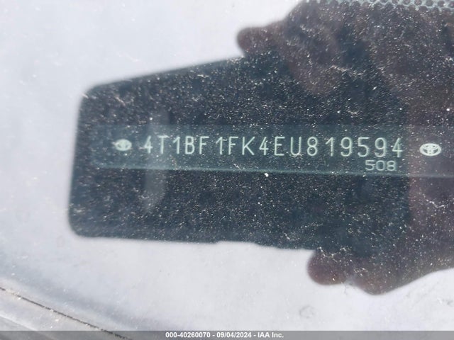 Toyota CAMRY SE 2014 4T1BF1FK4EU819594 Image 9