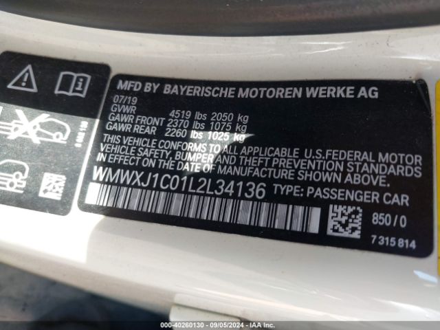 WMWXJ1C01L2L34136 Mini Clubman Cooper S