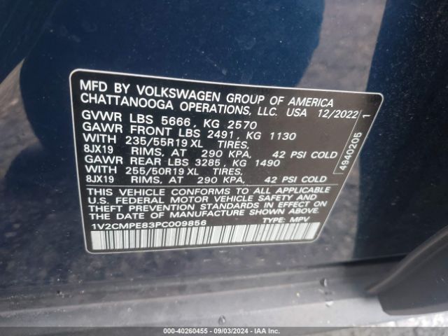 1V2CMPE83PC009856 Volkswagen ID.4 PRO