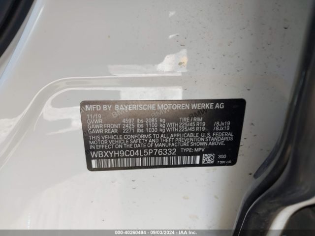WBXYH9C04L5P76332 BMW X2 Sdrive28i