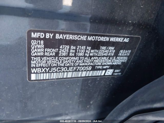 WBXYJ5C30JEF70058 BMW X2 Xdrive28i