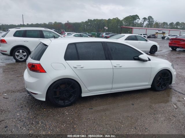 WVWUF7AU4GW166250 Volkswagen Golf R 4-door