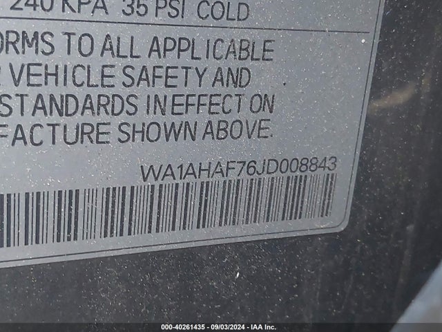 2018 AUDI Q7 WA1AHAF76JD008843 Photo 8