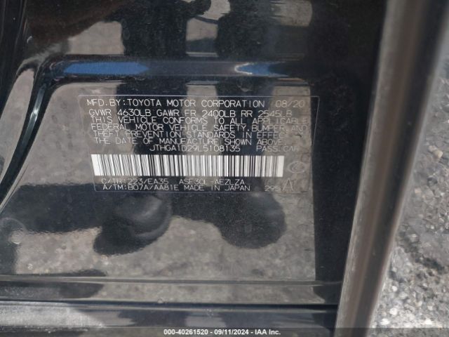 JTHGA1D29L5108135 Lexus IS 300