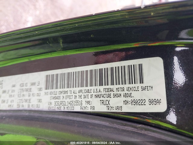 RAM 2500 Slt  4x4 6'4 Box 2017 3C6UR5DL1HG515516 Image 9